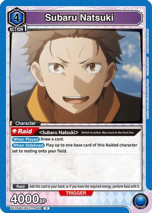 Image of Subaru Natsuki (040) (UE24BT/REZ-1-040) - UE24BT ReZERO Starting Life in Another World Foil