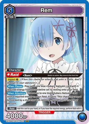 Image of Rem (053) (UE24BT/REZ-1-053) - UE24BT ReZERO Starting Life in Another World Foil