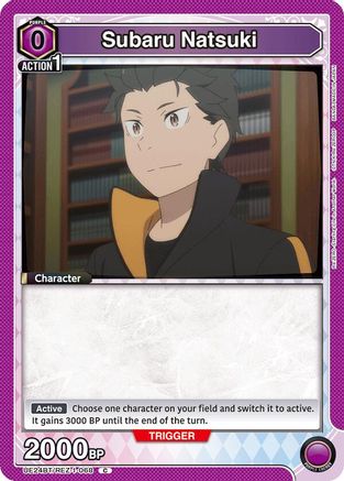 Image of Subaru Natsuki (068) (UE24BT/REZ-1-068) - UE24BT ReZERO Starting Life in Another World