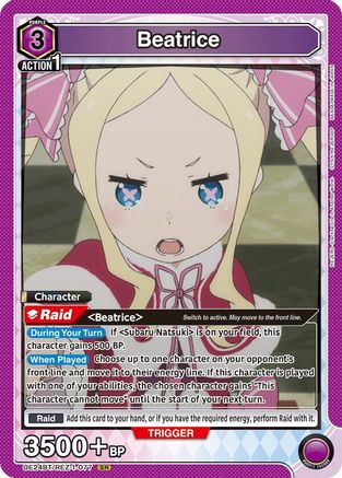 Image of Beatrice (077) (UE24BT/REZ-1-077) - UE24BT ReZERO Starting Life in Another World Foil
