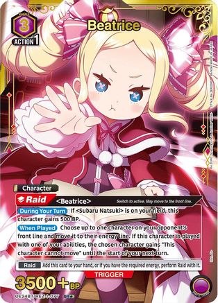 Image of Beatrice (077) (SR*) (UE24BT/REZ-1-077) - UE24BT ReZERO Starting Life in Another World Foil