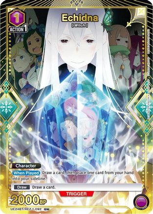 Image of Echidna (092) (U*) (UE24BT/REZ-1-092) - UE24BT ReZERO Starting Life in Another World Foil