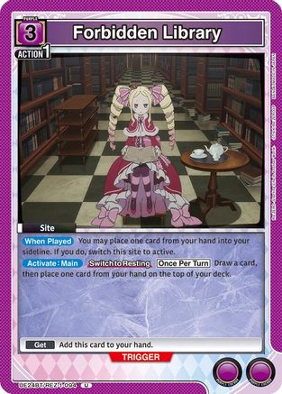 Image of Forbidden Library (UE24BT/REZ-1-094) - UE24BT ReZERO Starting Life in Another World