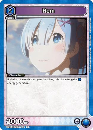 Image of Rem (110) (UE24ST/REZ-1-110) - UE24ST ReZERO Starting Life in Another World Starter Deck Foil
