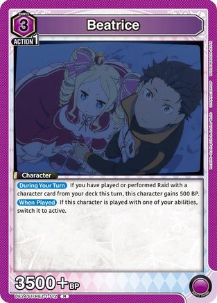 Image of Beatrice (UE24ST/REZ-1-112) - UE24ST ReZERO Starting Life in Another World Starter Deck Foil