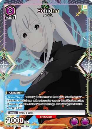 Image of Echidna (R*) (UE24ST/REZ-1-113) - UE24ST ReZERO Starting Life in Another World Starter Deck Foil