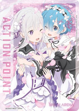 Image of Action Point Card (AP01) (UE24ST/REZ-1-AP01) - UE24ST ReZERO Starting Life in Another World Starter Deck