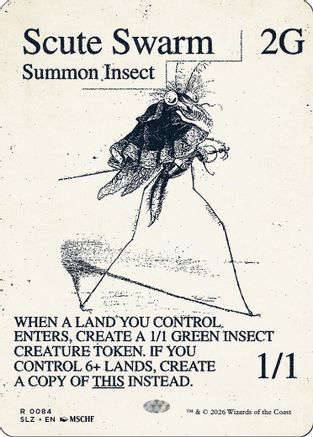 Image of Scute Swarm (0084) (SLZ-084) - Secret Lair x MSCHF: The Zeta Set