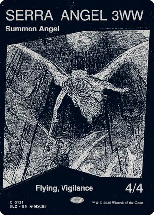 Image of Serra Angel (0131) (SLZ-131) - Secret Lair x MSCHF: The Zeta Set