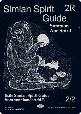 Image of Simian Spirit Guide (0189) (SLZ-189) - Secret Lair x MSCHF: The Zeta Set