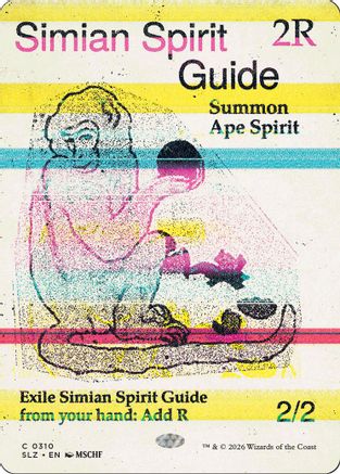 Image of Simian Spirit Guide (0310) (SLZ-310) - Secret Lair x MSCHF: The Zeta Set