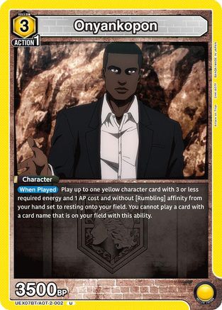 Image of Onyankopon (UEX07BT/AOT-2-002) - UEX07BT Attack on Titan Vol 2