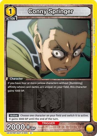Image of Conny Springer (005) (UEX07BT/AOT-2-005) - UEX07BT Attack on Titan Vol 2
