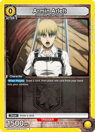 Image of Armin Arlelt (011) (UEX07BT/AOT-2-011) - UEX07BT Attack on Titan Vol 2