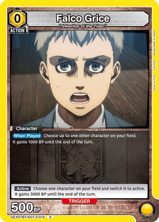 Image of Falco Grice (015) (UEX07BT/AOT-2-015) - UEX07BT Attack on Titan Vol 2