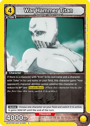 Image of War Hammer Titan (UEX07BT/AOT-2-028) - UEX07BT Attack on Titan Vol 2