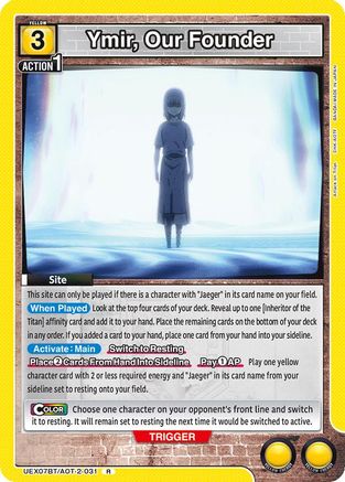 Image of Ymir, Our Founder (UEX07BT/AOT-2-031) - UEX07BT Attack on Titan Vol 2 Foil