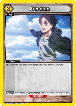 Image of Freedom (UEX07BT/AOT-2-035) - UEX07BT Attack on Titan Vol 2