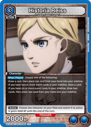 Image of Historia Reiss (045) (UEX07BT/AOT-2-045) - UEX07BT Attack on Titan Vol 2 Foil