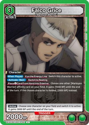 Image of Falco Grice (051) (UEX07BT/AOT-2-051) - UEX07BT Attack on Titan Vol 2