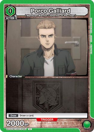Image of Porco Galliard (UEX07BT/AOT-2-057) - UEX07BT Attack on Titan Vol 2