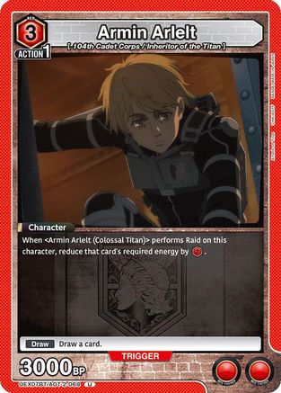 Image of Armin Arlelt (068) (UEX07BT/AOT-2-068) - UEX07BT Attack on Titan Vol 2