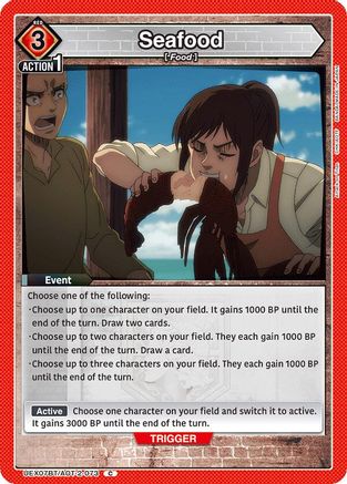 Image of Seafood (UEX07BT/AOT-2-073) - UEX07BT Attack on Titan Vol 2