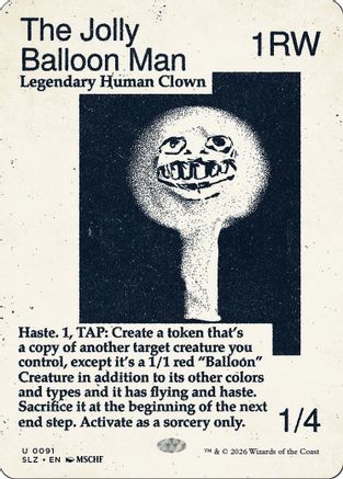 Image of The Jolly Balloon Man (0091) (SLZ-091) - Secret Lair x MSCHF: The Zeta Set