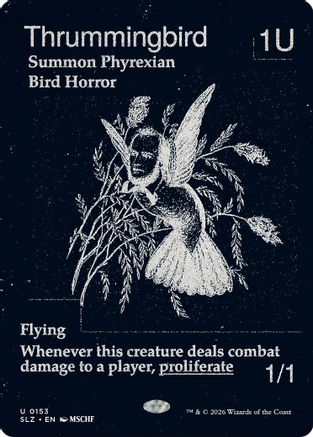 Image of Thrummingbird (0153) (SLZ-153) - Secret Lair x MSCHF: The Zeta Set
