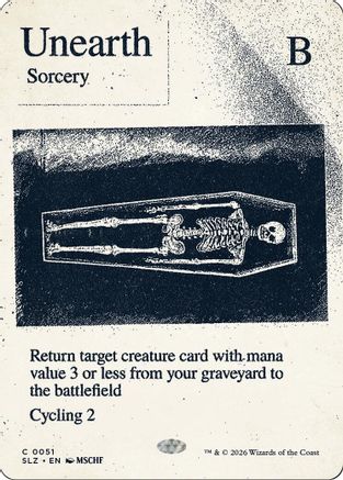 Image of Unearth (0051) (SLZ-051) - Secret Lair x MSCHF: The Zeta Set