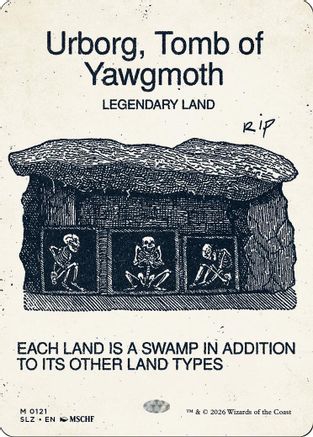 Image of Urborg, Tomb of Yawgmoth (0121) (SLZ-121) - Secret Lair x MSCHF: The Zeta Set