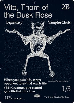 Image of Vito, Thorn of the Dusk Rose (0173) (SLZ-173) - Secret Lair x MSCHF: The Zeta Set