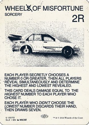 Image of Wheel of Misfortune (070) (SLZ-070) - Secret Lair x MSCHF: The Zeta Set