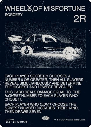Image of Wheel of Misfortune (0191) (SLZ-191) - Secret Lair x MSCHF: The Zeta Set
