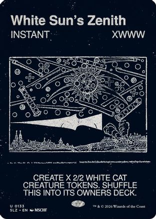 Image of White Sun's Zenith (0133) (SLZ-133) - Secret Lair x MSCHF: The Zeta Set