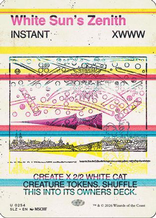 Image of White Sun's Zenith (0254) (SLZ-254) - Secret Lair x MSCHF: The Zeta Set