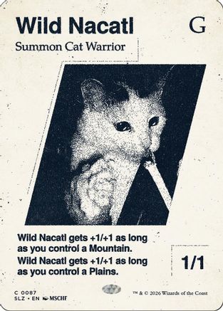 Image of Wild Nacatl (0087) (SLZ-087) - Secret Lair x MSCHF: The Zeta Set