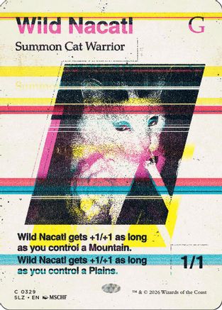 Image of Wild Nacatl (0329) (SLZ-329) - Secret Lair x MSCHF: The Zeta Set