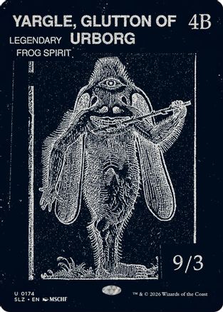 Image of Yargle, Glutton of Urborg (0174) (SLZ-174) - Secret Lair x MSCHF: The Zeta Set
