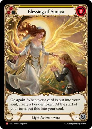 Image of Blessing of Suraya (Extended Art) (IAR258) - Usurp the Shadow Throne Cold Foil