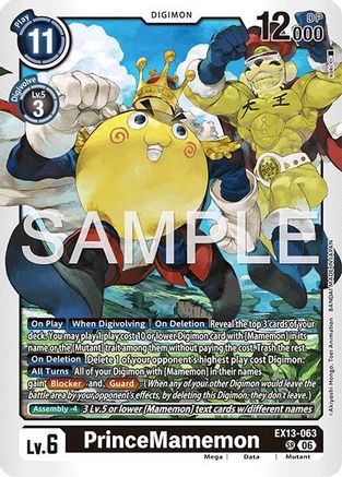 Image of PrinceMamemon (EX13-063) - Chivalrous XIII Foil