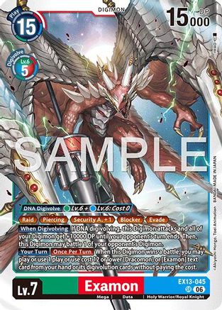Image of Examon (EX13-045) - Chivalrous XIII Foil