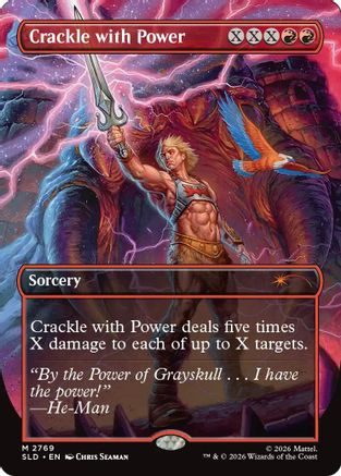 Image of Crackle with Power (SLD-2769) - Secret Lair Drop Series Foil
