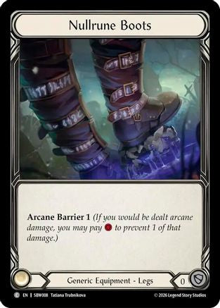 Image of Nullrune Boots (SBW008) - Silver Age: Usurp the Shadow Throne