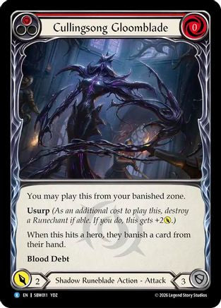 Image of Cullingsong Gloomblade (SBW011) - Silver Age: Usurp the Shadow Throne