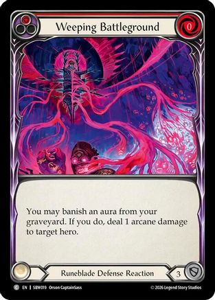 Image of Weeping Battleground (SBW019) - Silver Age: Usurp the Shadow Throne