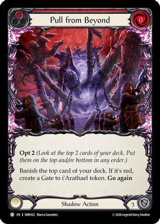 Image of Pull From Beyond (Red) (SBW022) - Silver Age: Usurp the Shadow Throne