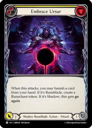 Image of Embrace Ursur (Yellow) (SBW024) - Silver Age: Usurp the Shadow Throne