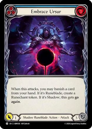 Image of Embrace Ursur (Blue) (SBW030) - Silver Age: Usurp the Shadow Throne