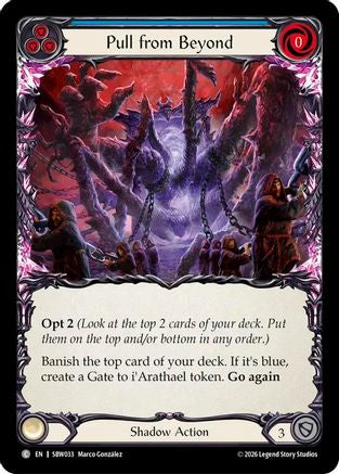 Image of Pull From Beyond (Blue) (SBW033) - Silver Age: Usurp the Shadow Throne